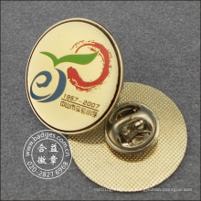 Pin de lapela dourada, emblema de lembrança personalizado (GZHY-LP-006)